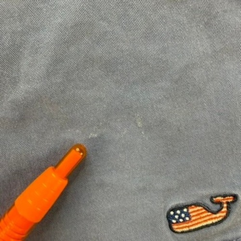 Vineyard Vines Shorts Mens 30 Blue Chino USA Flag Whale Embroidered Preppy - Picture 8 of 12